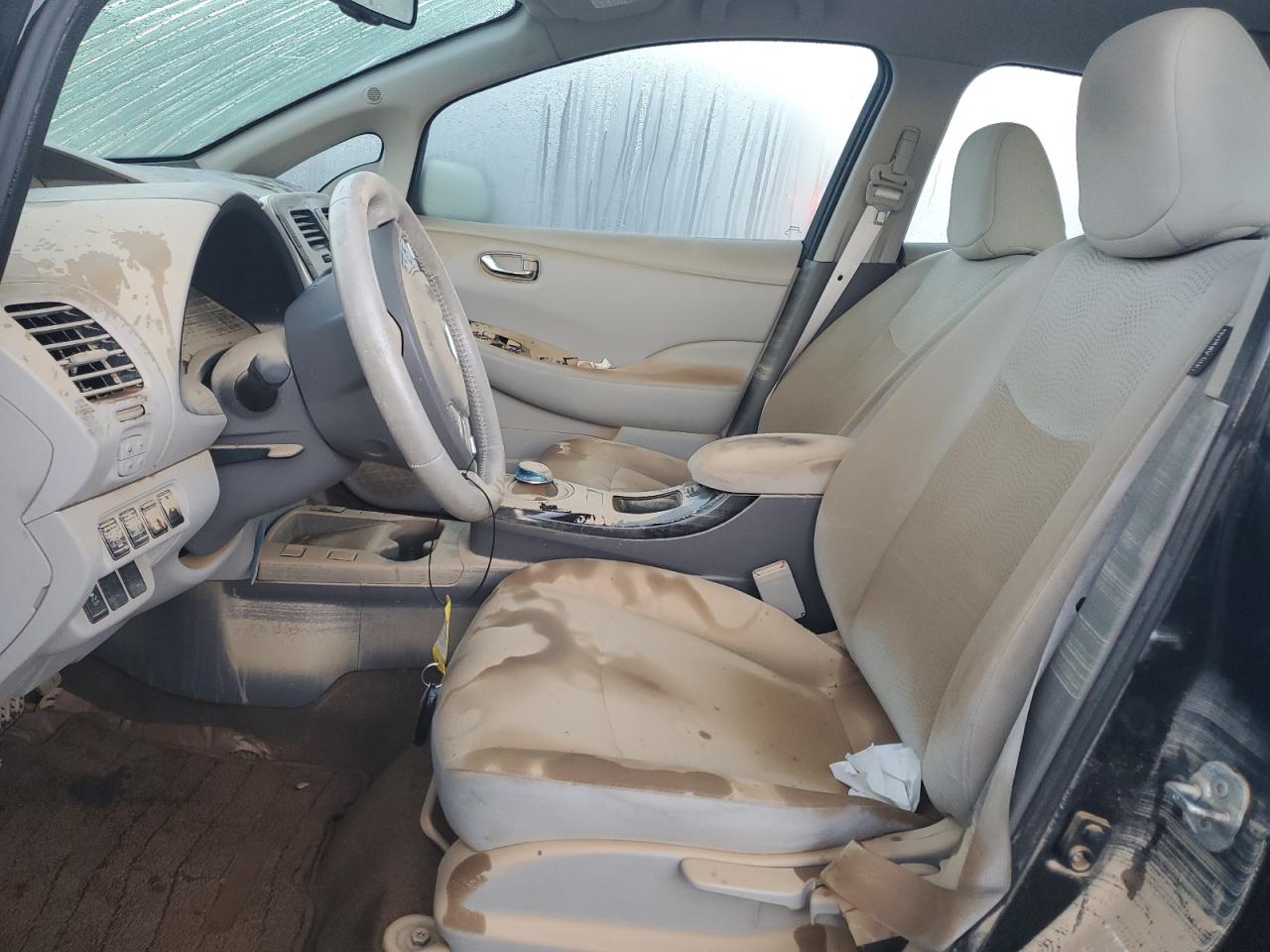 2015 Nissan Leaf VIN 1N4AZ0CP5FC302769 Copart auction photo, water/flood damage thumbnail 7