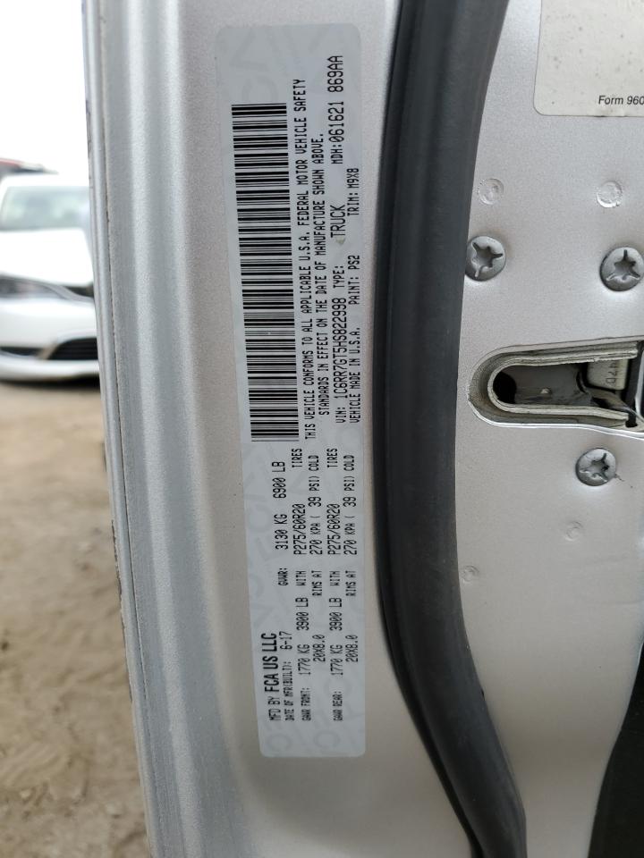 2017 RAM 1500 VIN 1C6RR7GT5HS822998 Copart auction photo, front end damage thumbnail 13