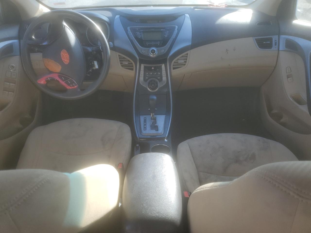 2013 Hyundai Elantra VIN 5NPDH4AE9DH186772 Copart auction photo, vandalism damage thumbnail 8