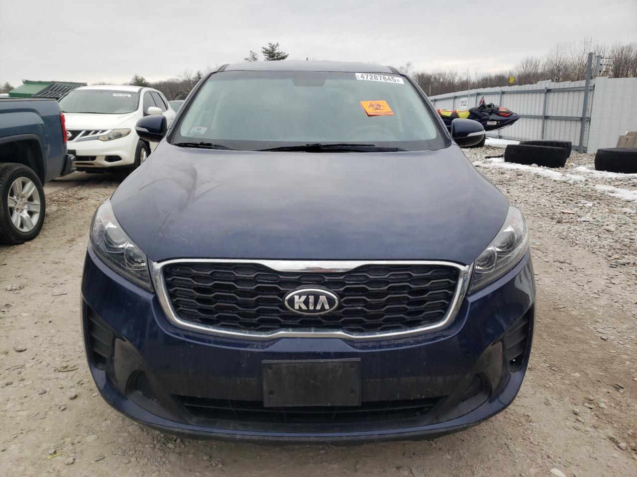 2019 KIA Sorento VIN 5XYPGDA58KG489871 Copart auction photo, rear end / mechanical damage thumbnail 5