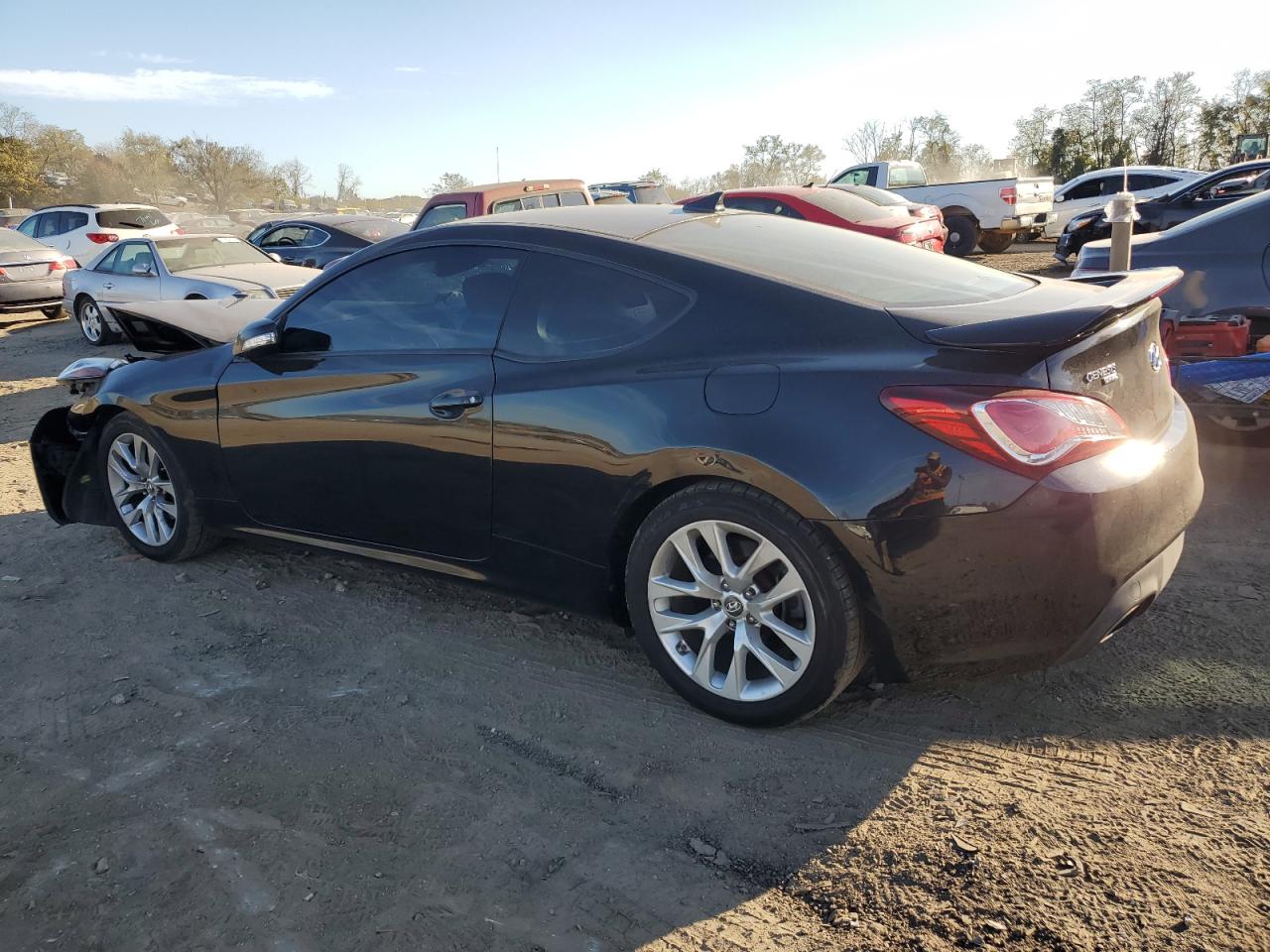2015 Hyundai Genesis VIN KMHHT6KJ5FU126578 Copart auction photo, front end / minor dent/scratches damage thumbnail 2