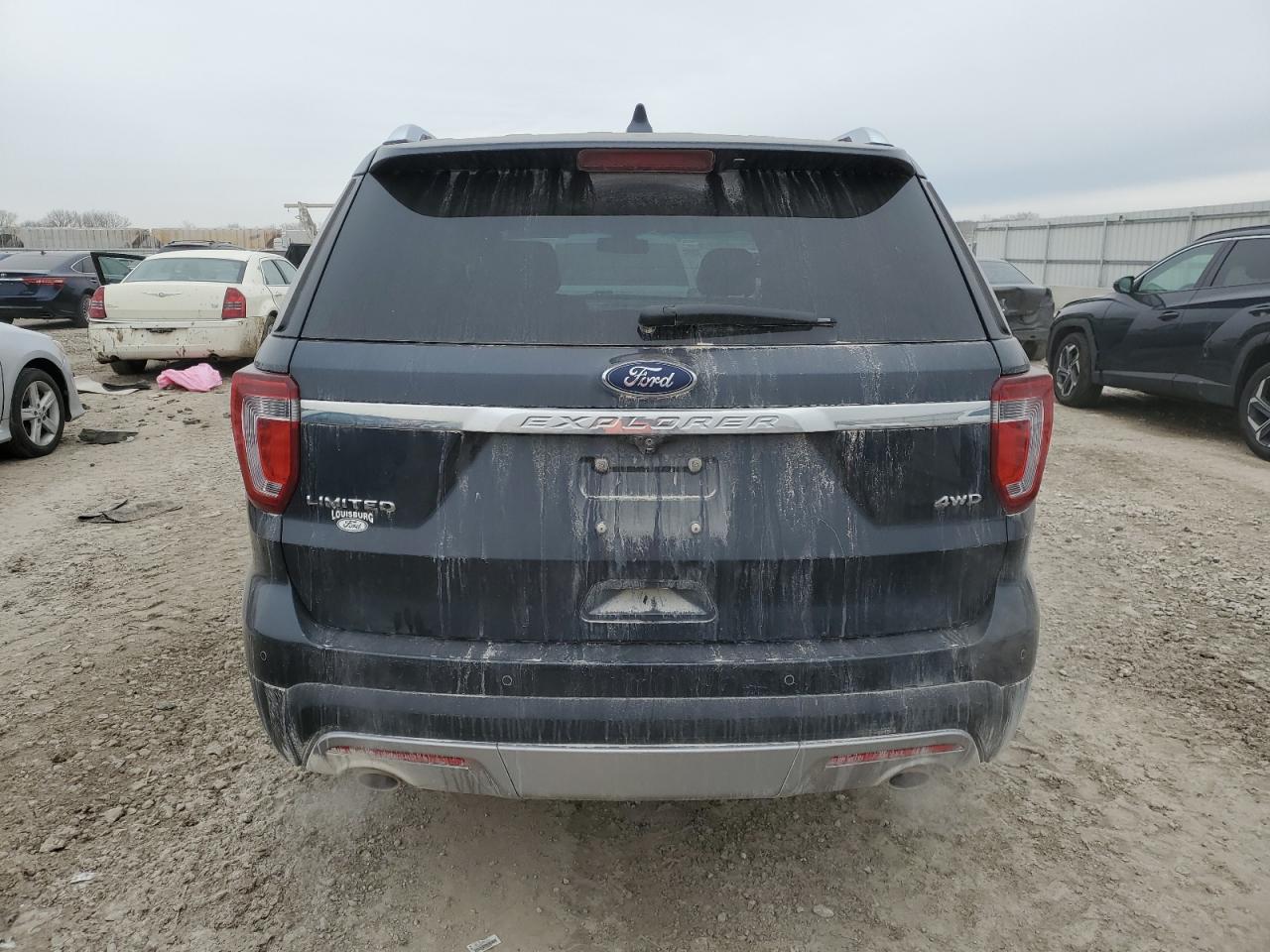 2017 Ford Explorer VIN 1FM5K8F89HGB63160 Copart auction photo, front end damage thumbnail 6