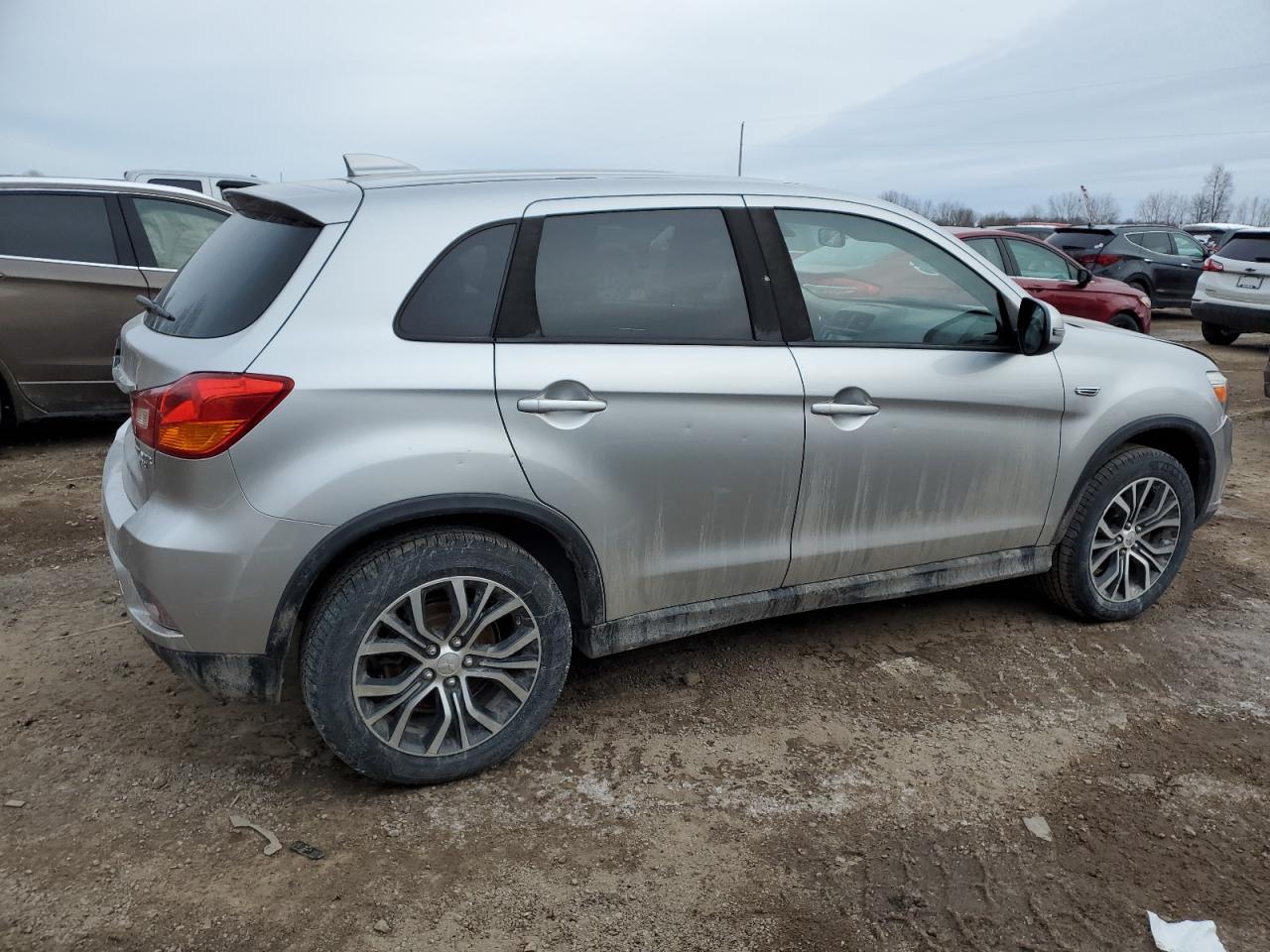 2019 Mitsubishi Outlander VIN JA4AP3AU8KU003009 Copart auction photo, front end / side damage thumbnail 3
