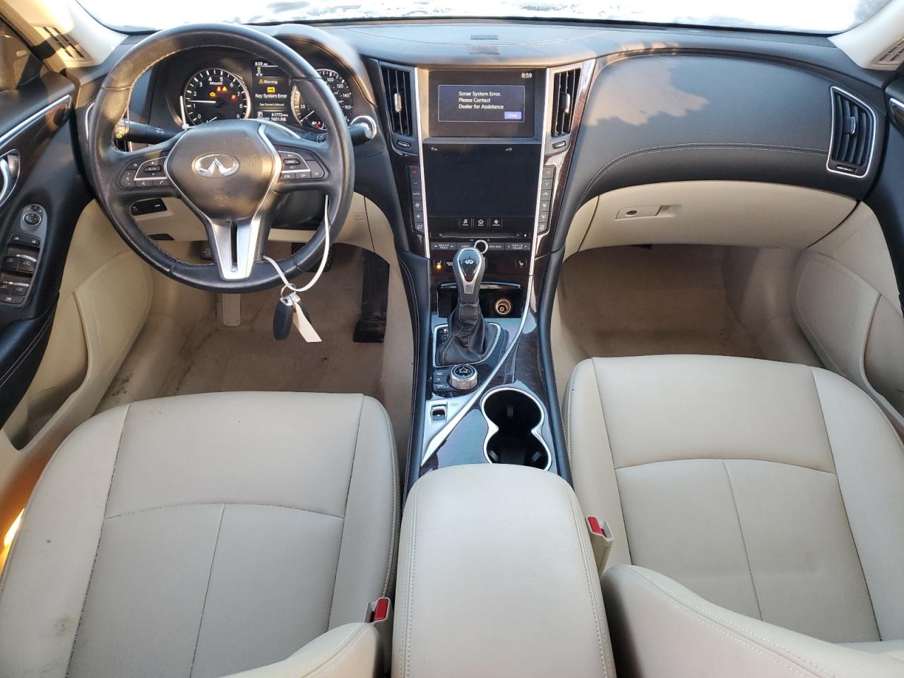 2019 Infiniti Q50 VIN JN1EV7AR2KM559089 Copart auction photo, all over damage thumbnail 8