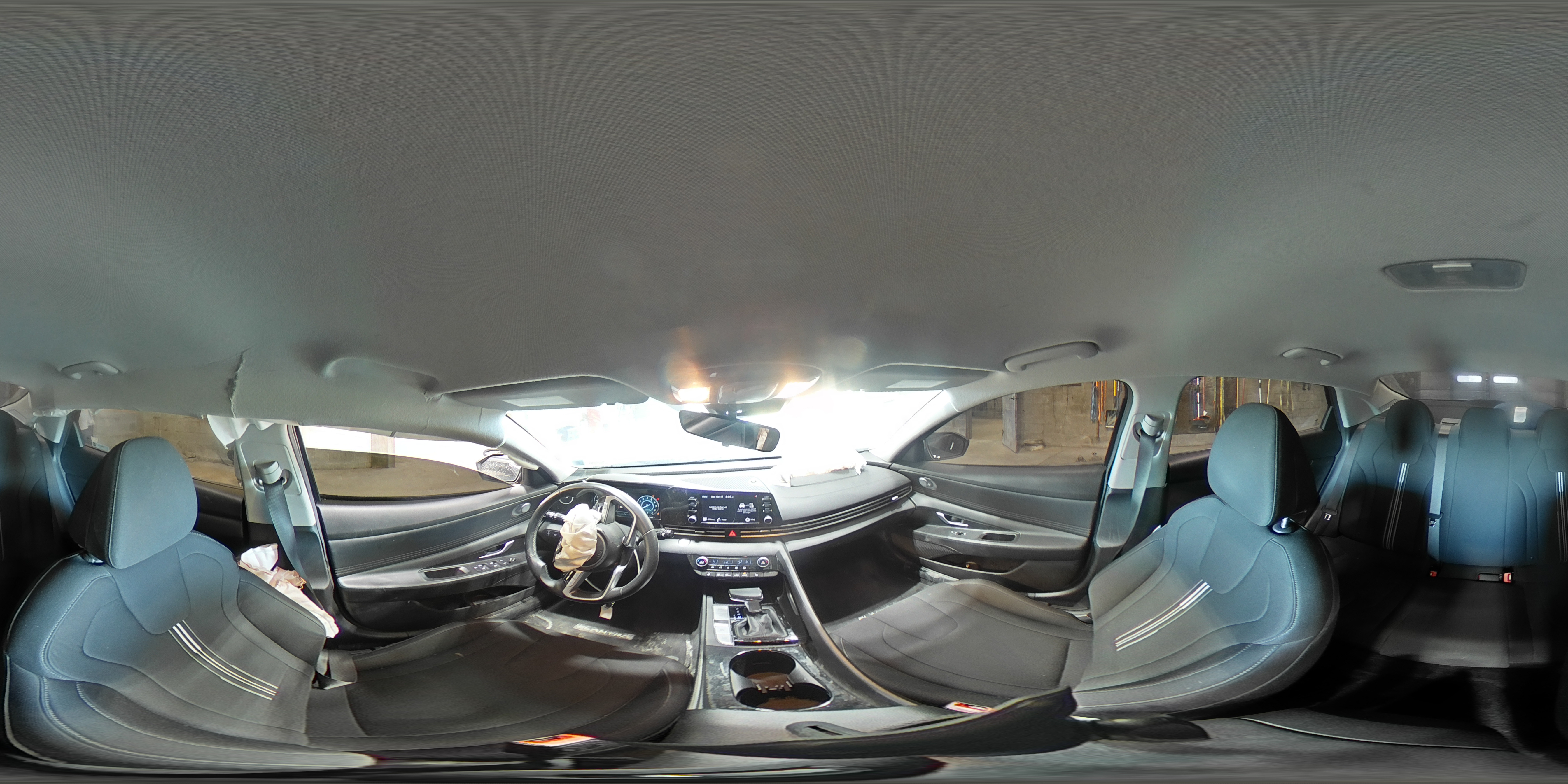 2021 Hyundai Elantra VIN 5NPLS4AG2MH007065 Copart auction photo, all over damage thumbnail 12