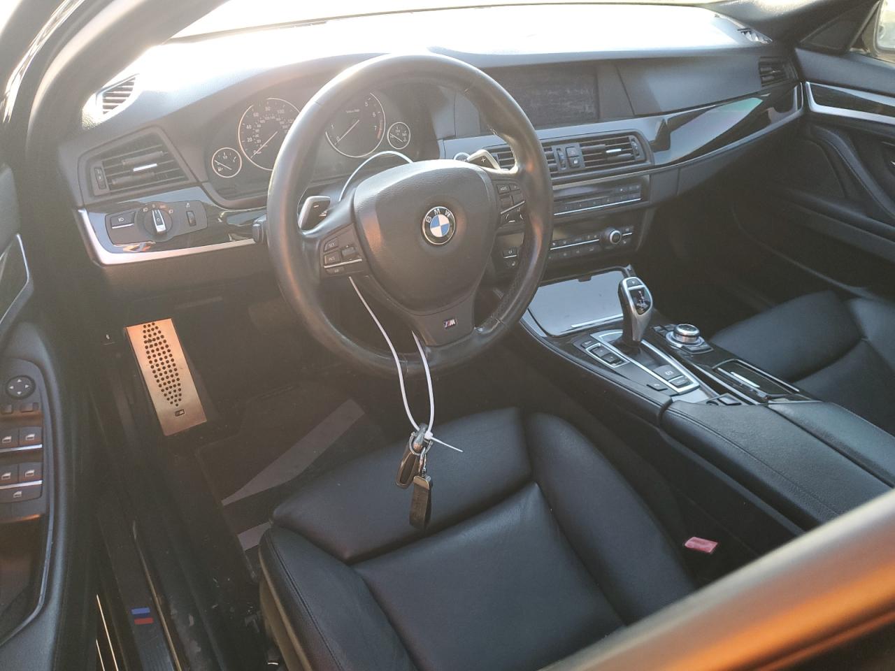 2013 BMW 5er VIN WBAFR9C54DDX79717 Copart auction photo, front end damage thumbnail 8