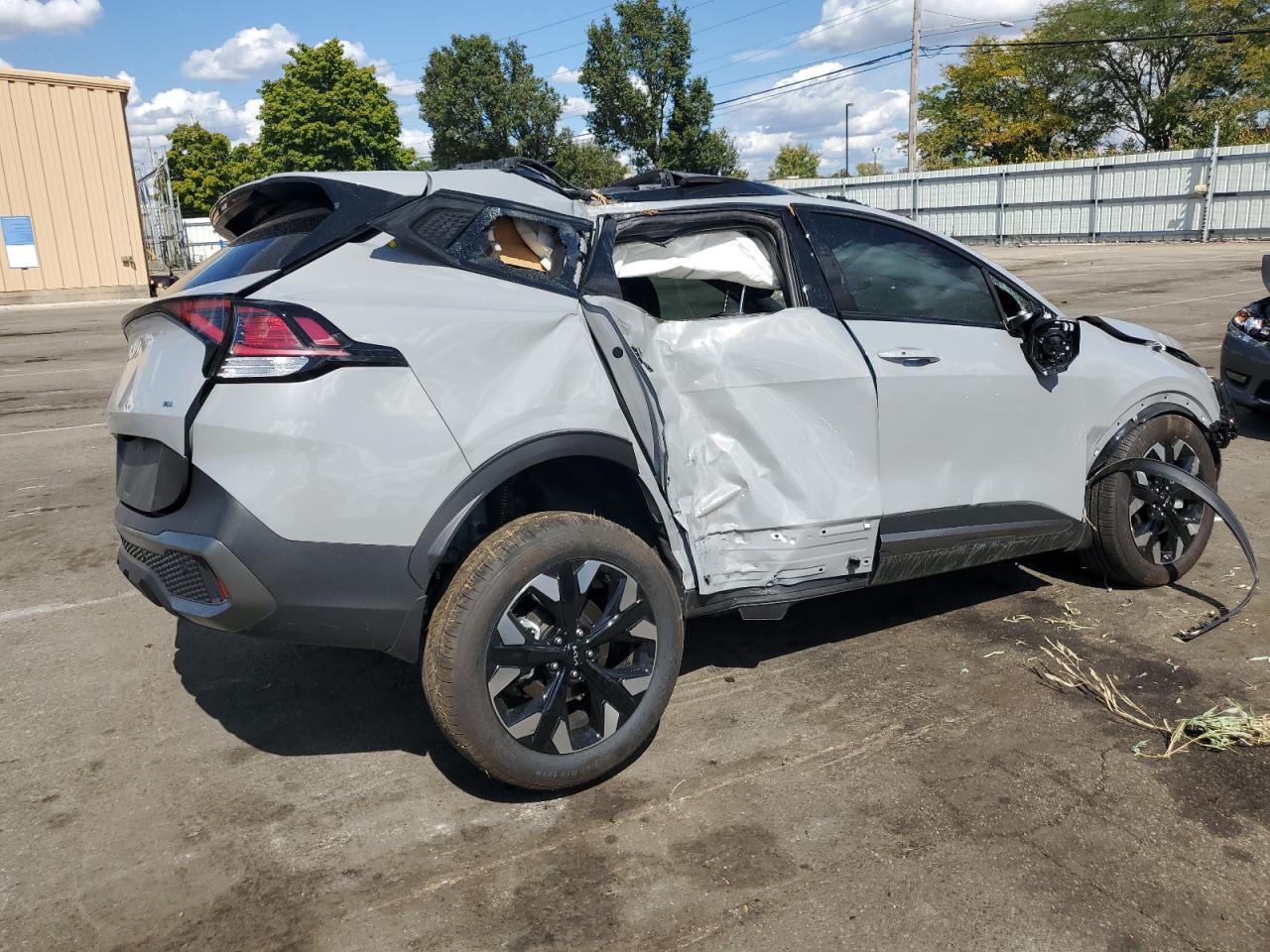 2024 KIA Sportage VIN 5XYK6CDF2RG207326 Copart auction photo, rollover damage thumbnail 3