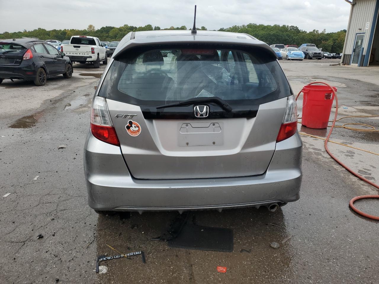 2010 Honda Fit VIN JHMGE8H47AS007733 Copart auction photo, front end / minor dent/scratches damage thumbnail 6