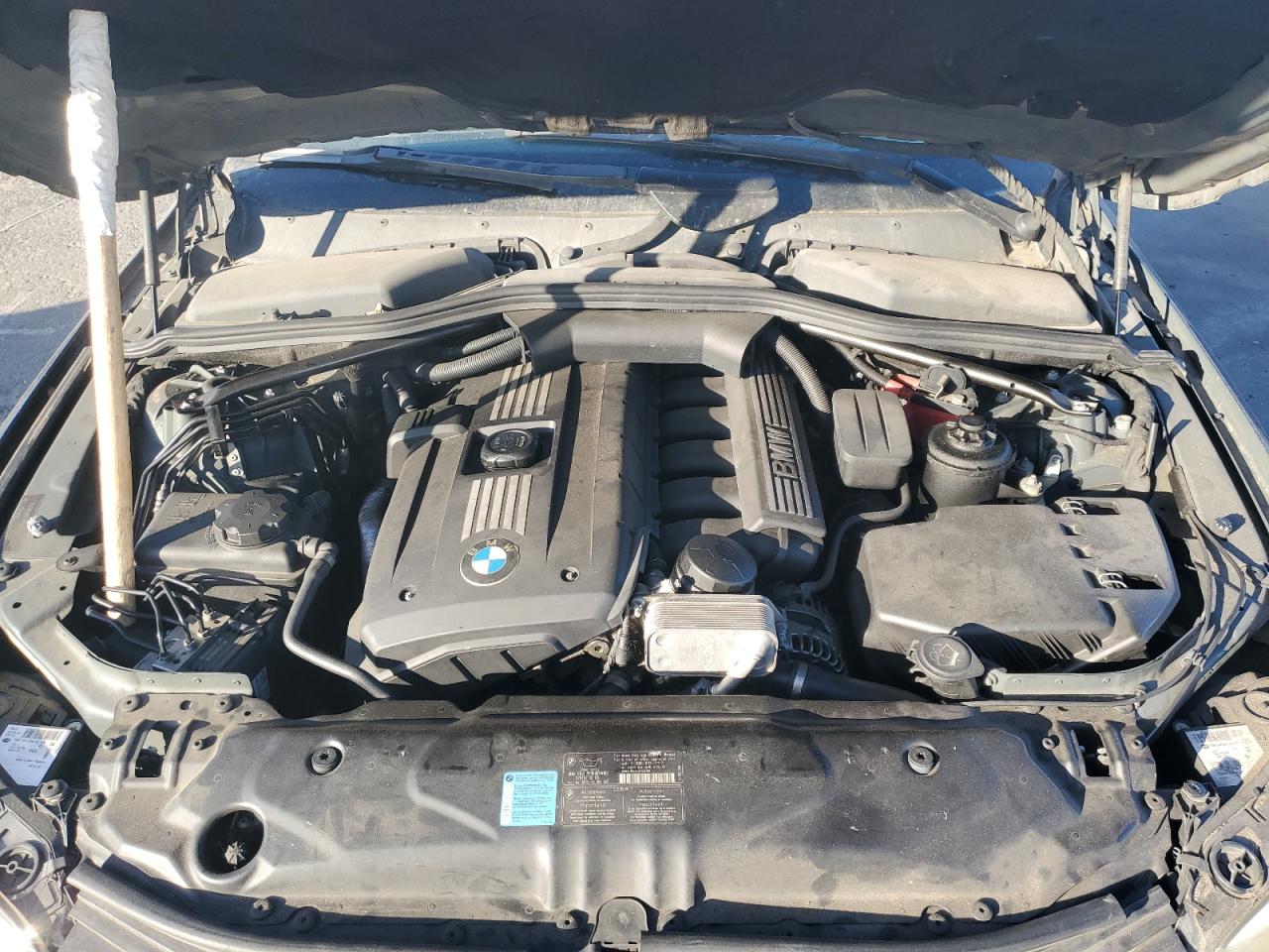 2008 BMW 5er VIN WBANU53598CT16065 Copart auction photo, side damage thumbnail 11