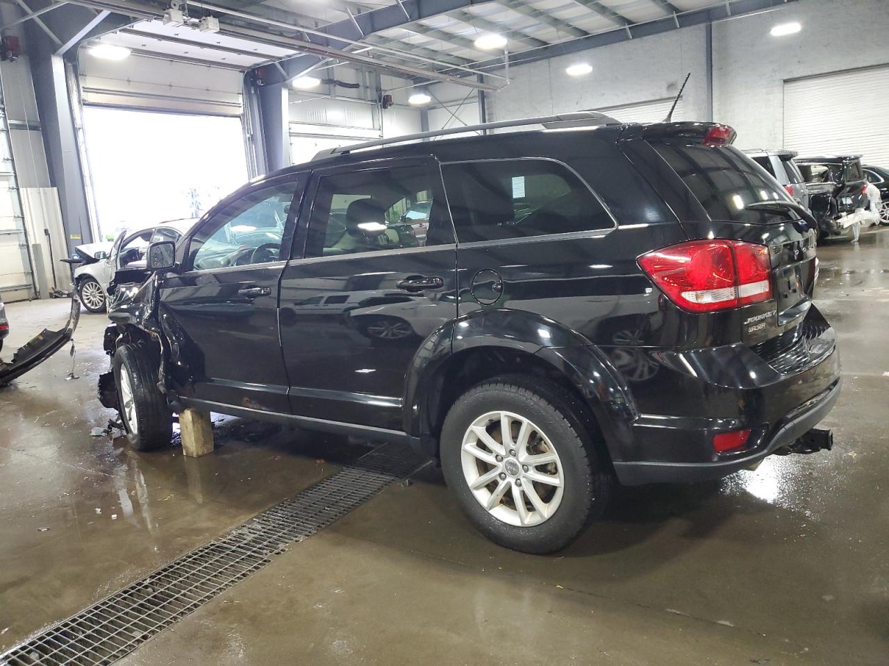 2014 Dodge Journey VIN 3C4PDCBG7ET189772 Copart auction photo, front end / side damage thumbnail 2