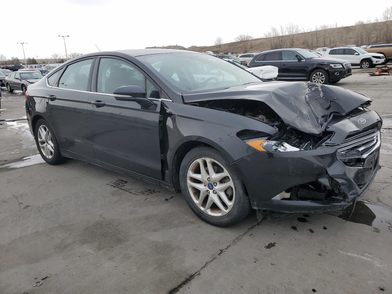 2015 Ford Fusion VIN 3FA6P0H73FR183027 Copart auction photo, front end damage thumbnail 4