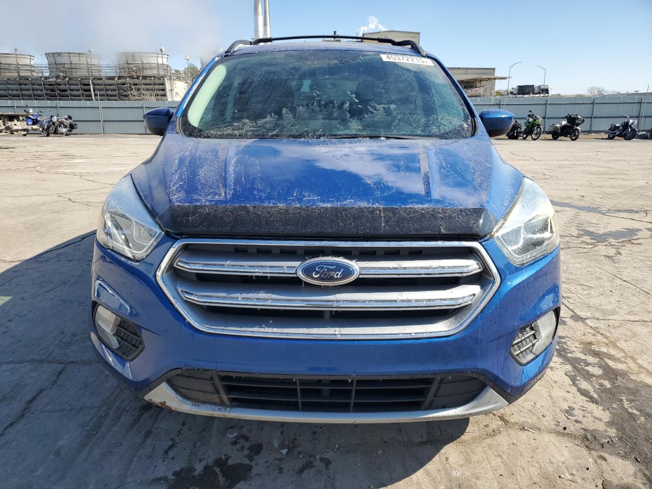 2017 Ford Escape VIN 1FMCU9GD7HUB32607 Copart auction photo, undercarriage / front end damage thumbnail 5