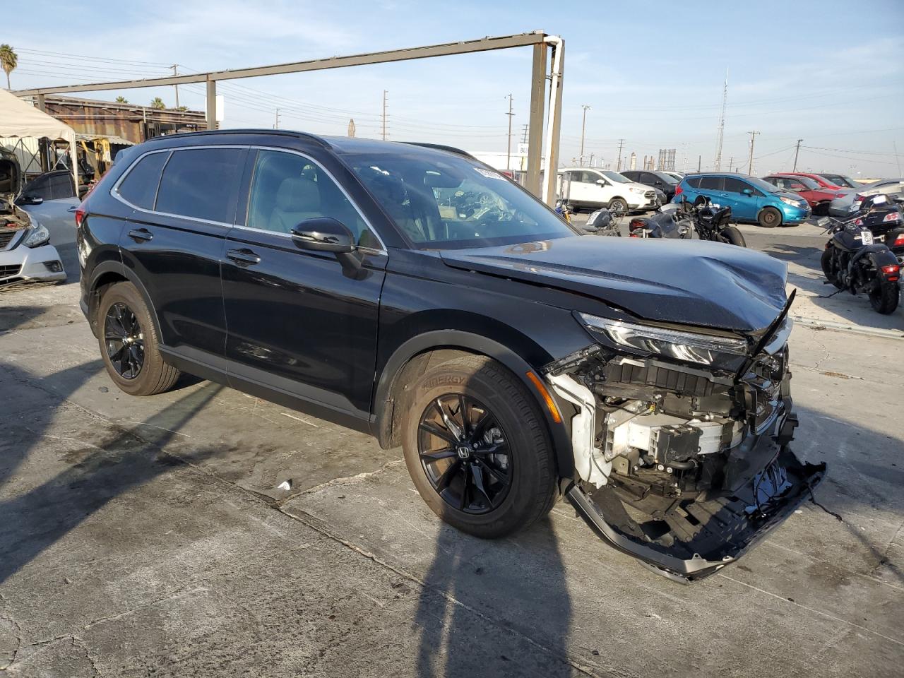 2023 Honda CR-V VIN 7FARS5H5XPE003101 Copart auction photo, front end damage thumbnail 4