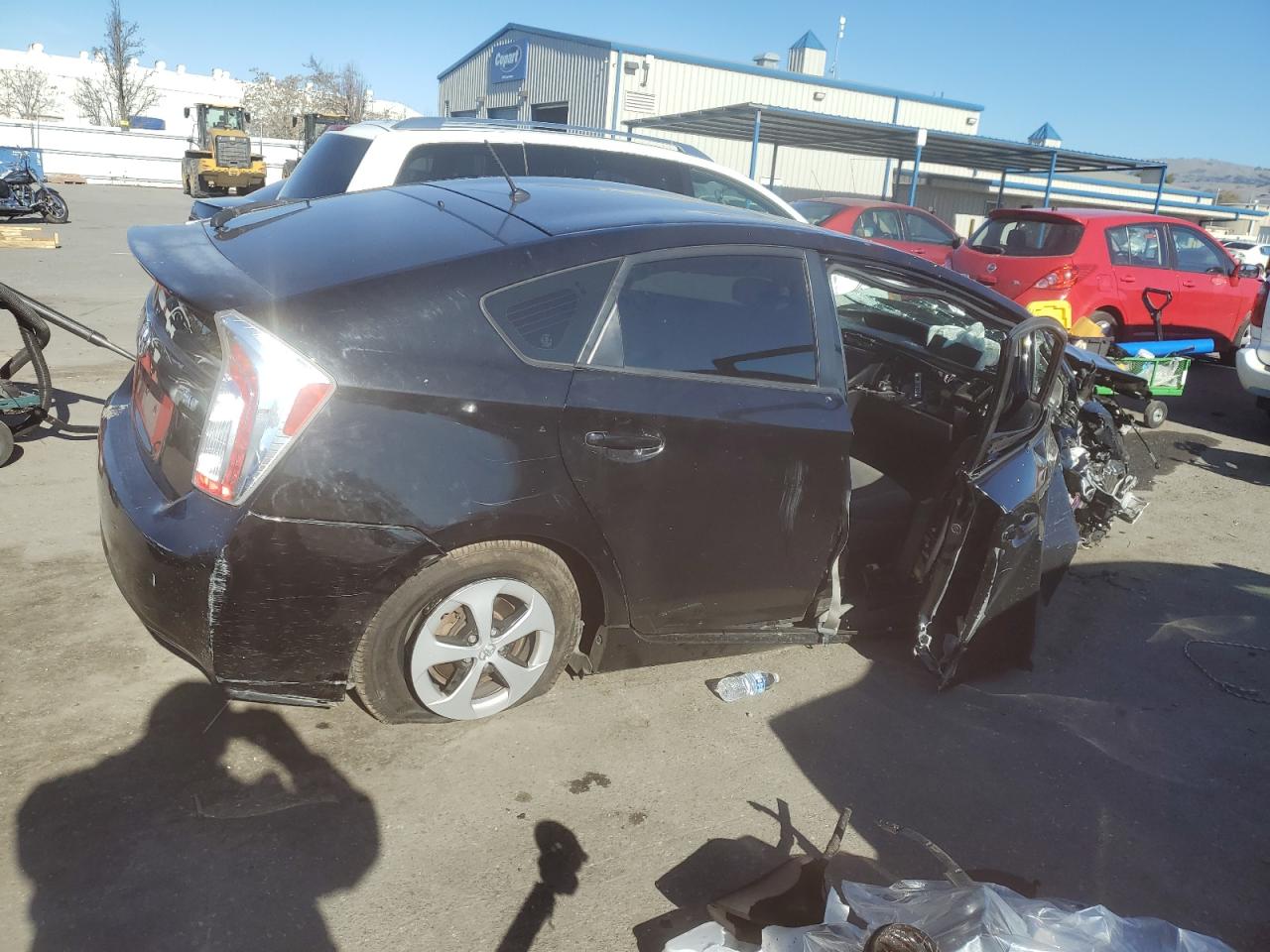 2013 Toyota Prius VIN JTDKN3DU0D5645555 Copart auction photo, all over / undercarriage damage thumbnail 3