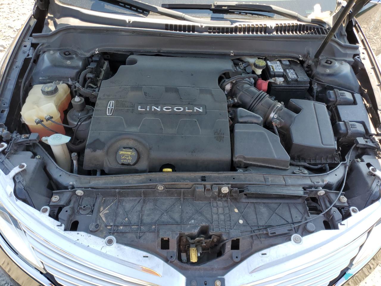 2013 Lincoln MKZ VIN 3LN6L2JK4DR814280 Copart auction photo, front end / side damage thumbnail 11
