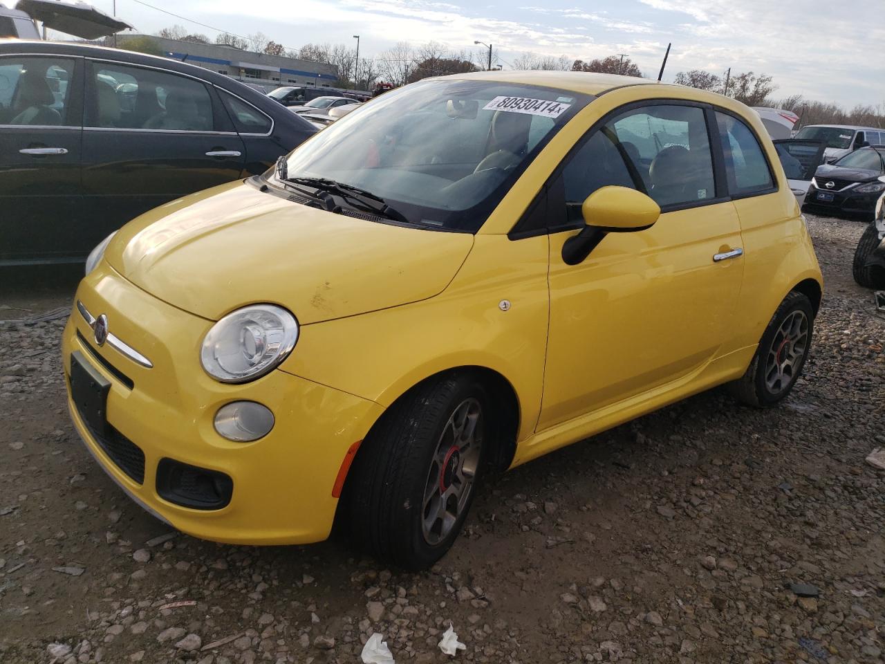 2013 Fiat 500 VIN 3C3CFFBR0DT655153