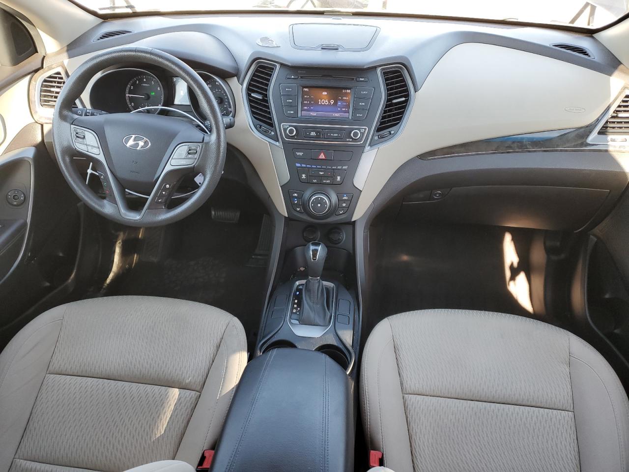 2018 Hyundai Santa Fe VIN 5NMZTDLB7JH105722 Copart auction photo, rear end damage thumbnail 8