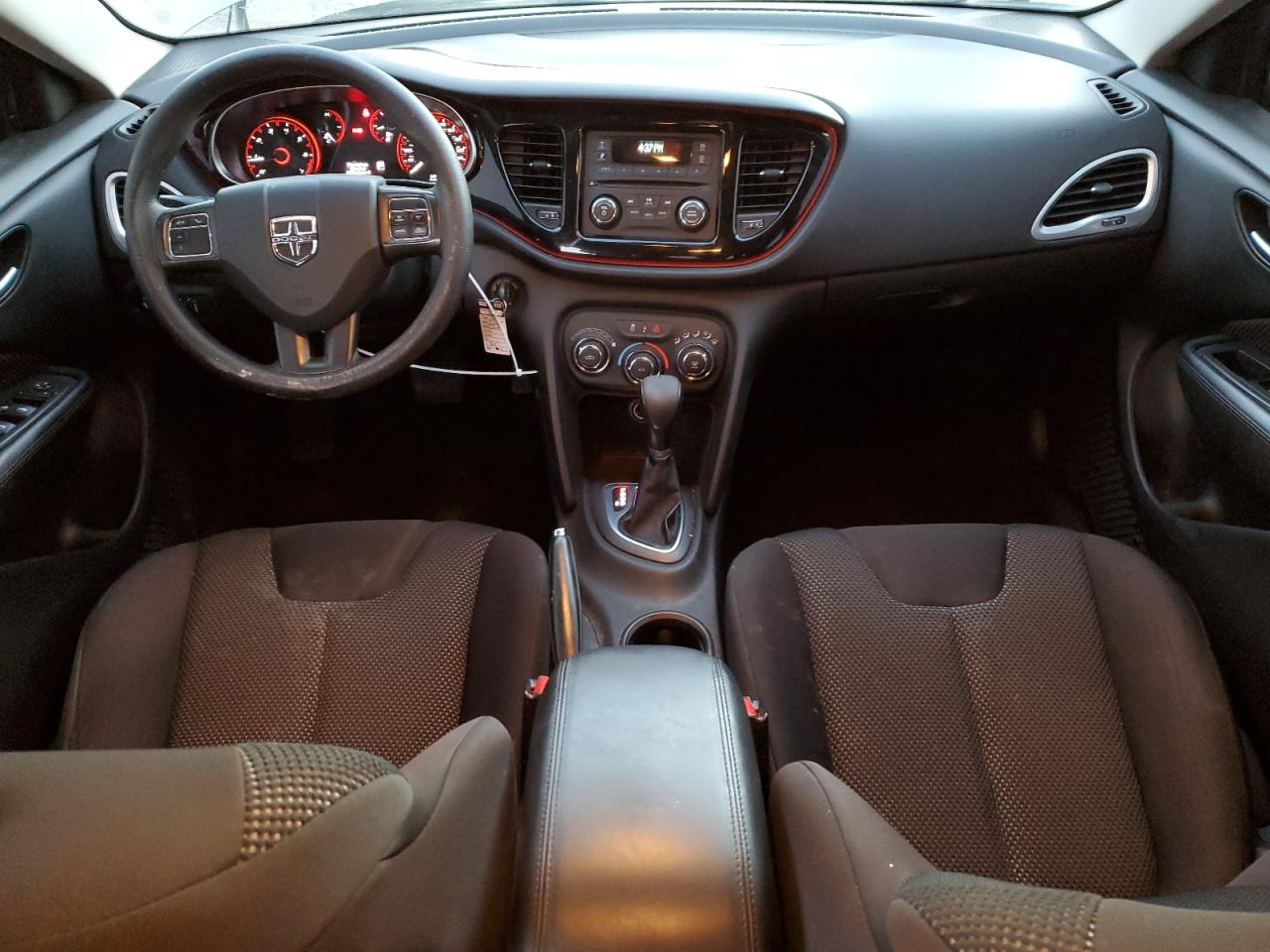 2016 Dodge Dart VIN 1C3CDFAA9GD624432 Copart auction photo, front end / side damage thumbnail 8