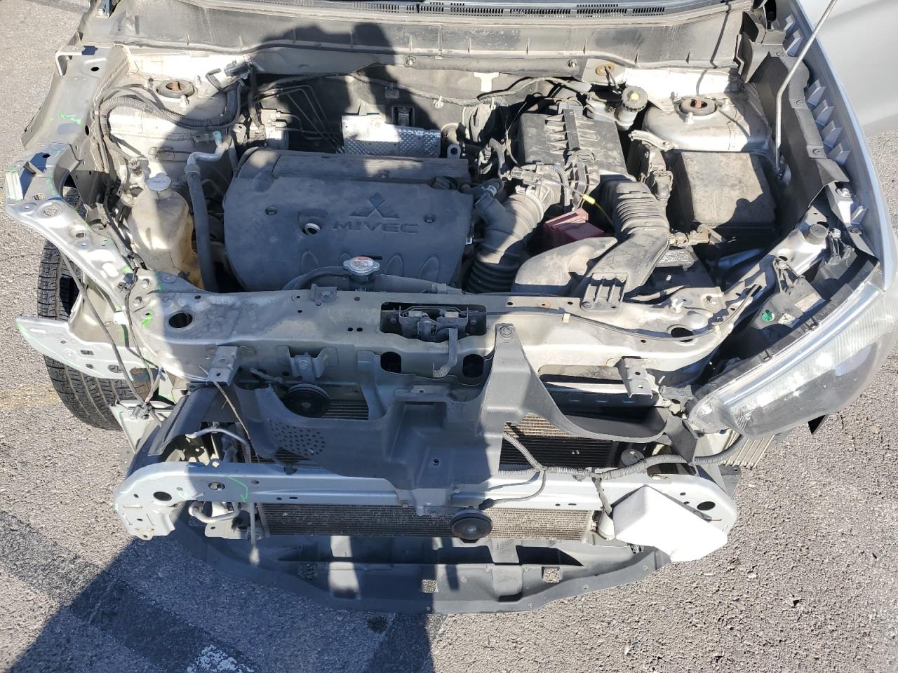 2015 Mitsubishi Outlander VIN 4A4AP4AU0FE001856 Copart auction photo, front end damage thumbnail 12