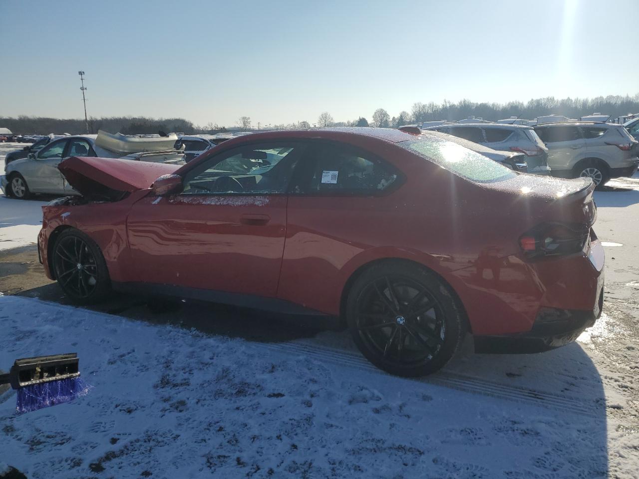 2024 BMW 2er VIN 3MW33CM00R8E53969 Copart auction photo, front end / mechanical damage thumbnail 2