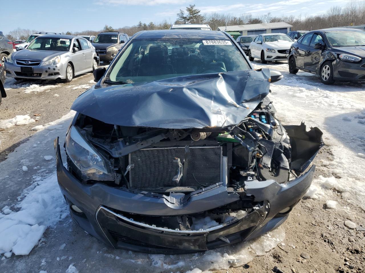 2016 Toyota Corolla VIN 2T1BURHE5GC505565 Copart auction photo, front end / undercarriage damage thumbnail 5