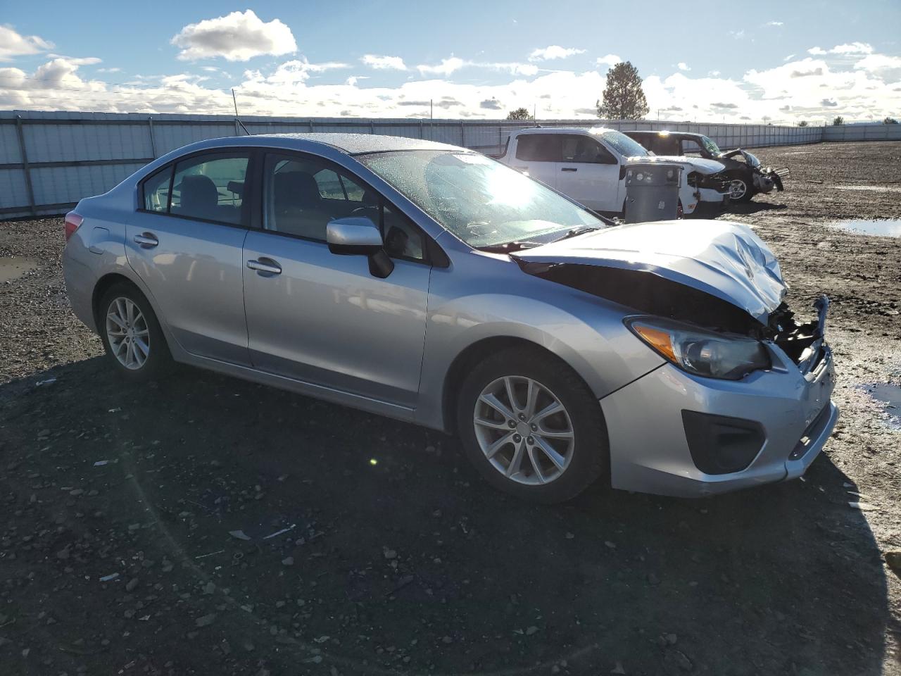 2014 Subaru Impreza VIN JF1GJAC61EH020368 Copart auction photo, front end / minor dent/scratches damage thumbnail 4