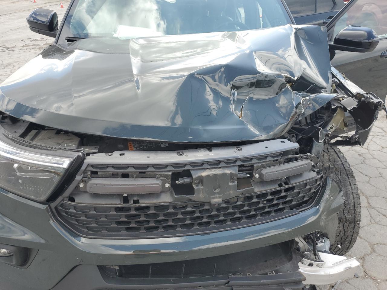 2023 Ford Explorer VIN 1FMSK8JH9PGA98190 Copart auction photo, front end damage thumbnail 13