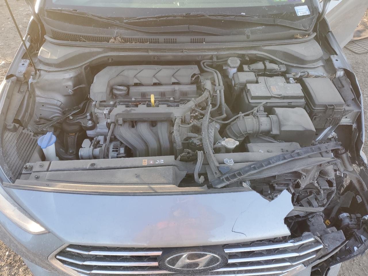 2022 Hyundai Accent VIN 3KPC24A63NE156775 Copart auction photo, front end / minor dent/scratches damage thumbnail 12