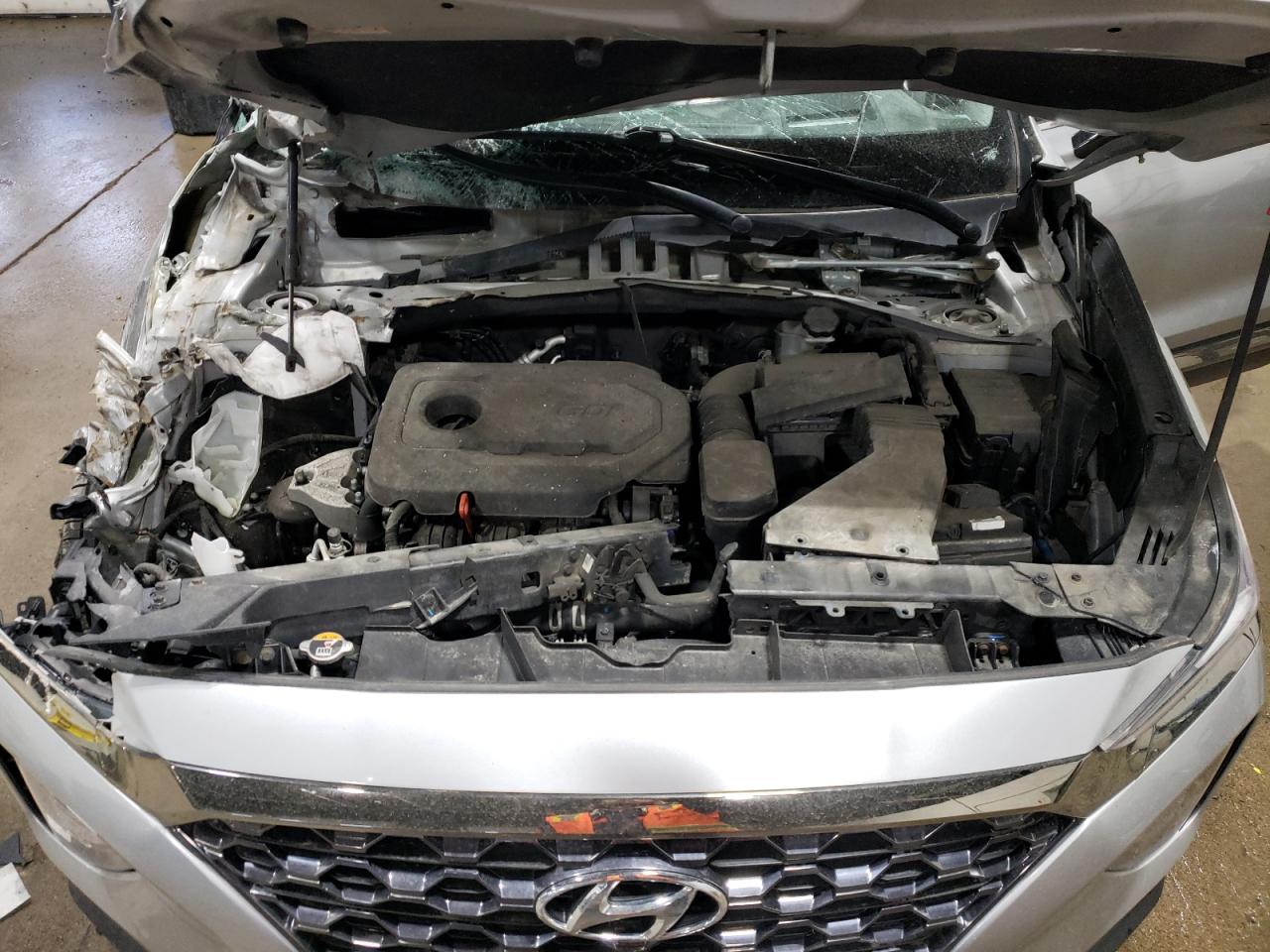 2020 Hyundai Santa Fe VIN 5NMS5CAD5LH269323 Copart auction photo, all over / side damage thumbnail 13