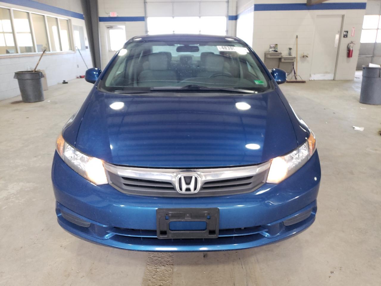 2012 Honda Civic VIN 19XFB2F82CE335365 Copart auction photo, rear end / undercarriage damage thumbnail 5