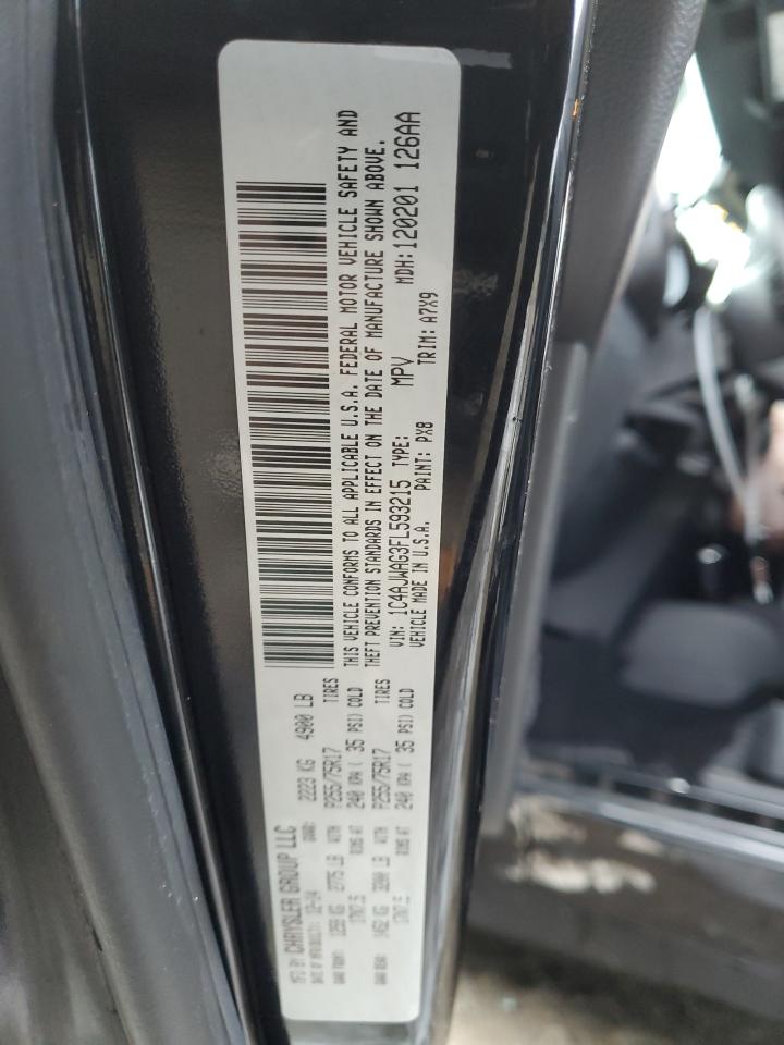 2015 Jeep Wrangler VIN 1C4AJWAG3FL593215 Copart auction photo, undercarriage / front end damage thumbnail 12