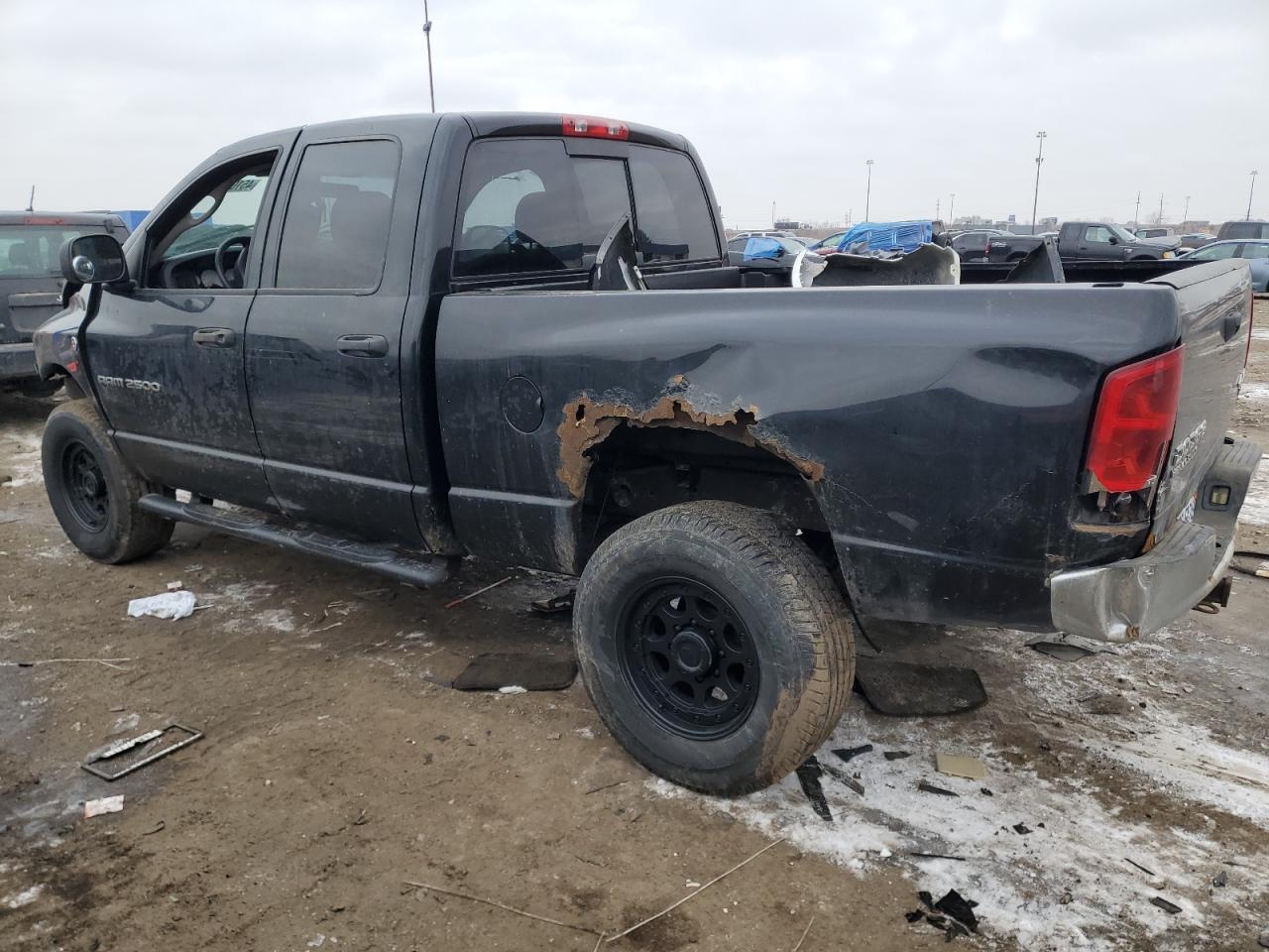 2003 Dodge RAM VIN 3D7KU28D13G722633 Copart auction photo, front end / rear end damage thumbnail 2