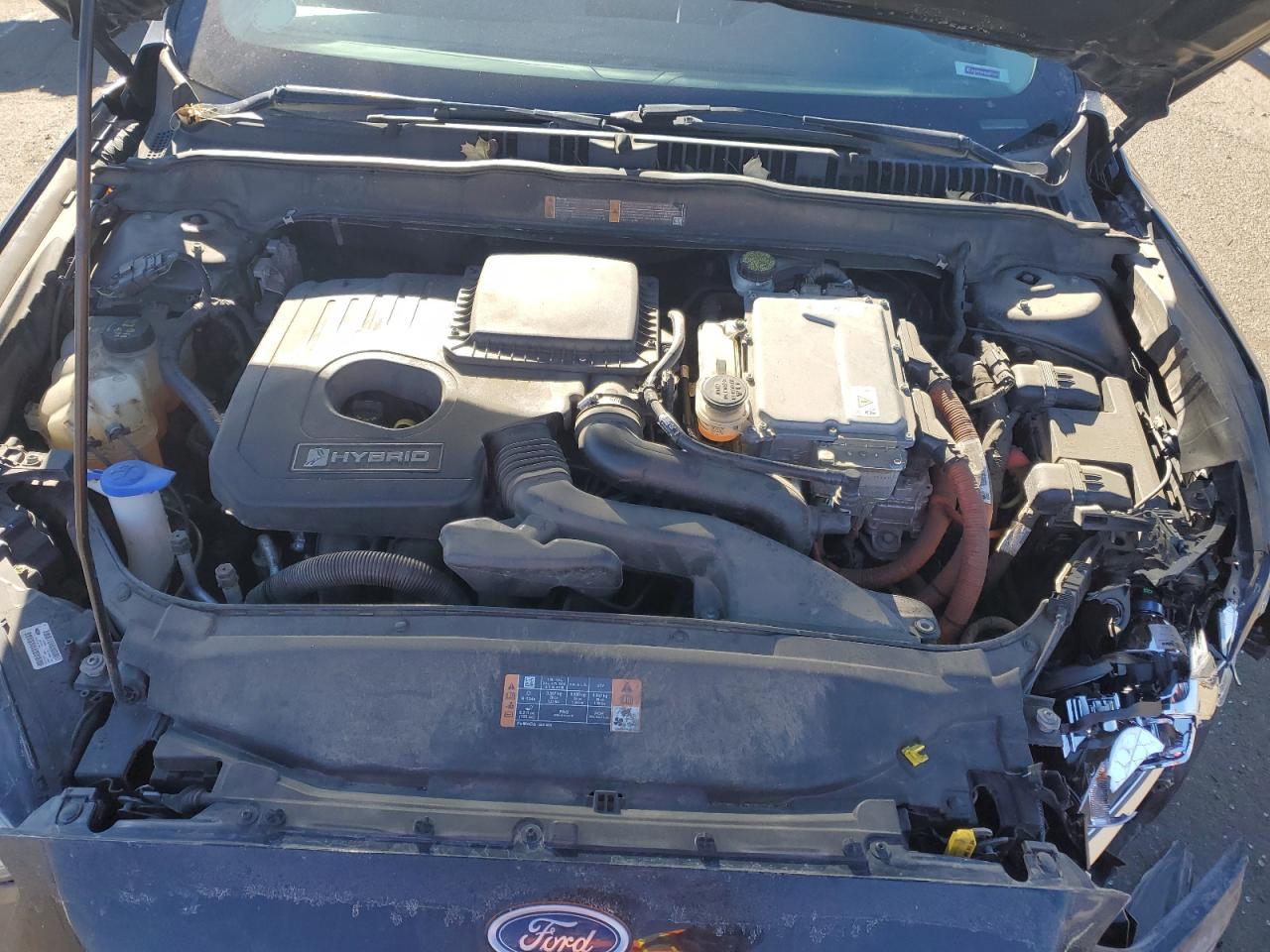 2014 Ford Fusion VIN 3FA6P0UU0ER359963 Copart auction photo, front end damage thumbnail 13