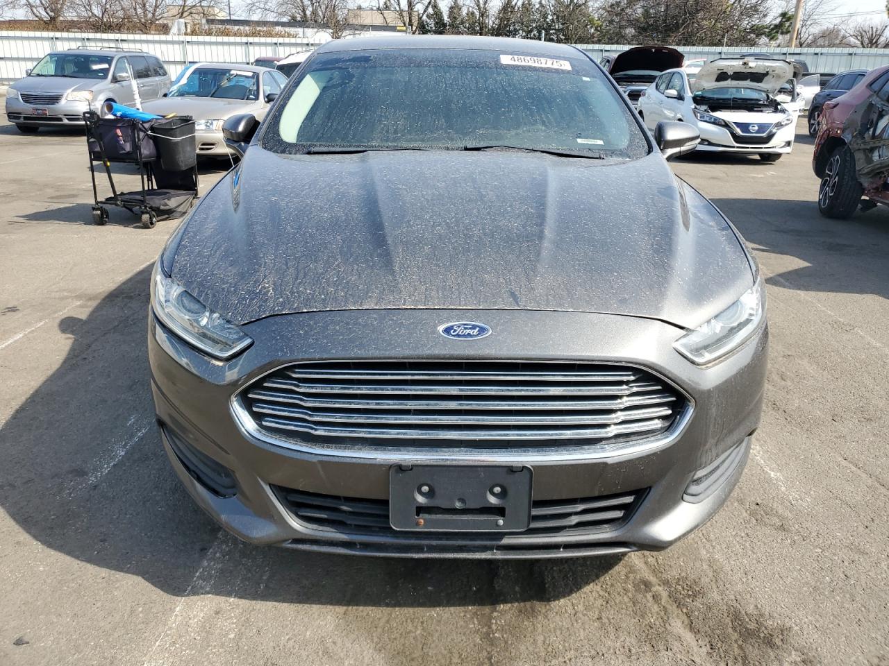 2015 Ford Fusion VIN 3FA6P0H71FR277424 Copart auction photo, rear end / side damage thumbnail 5