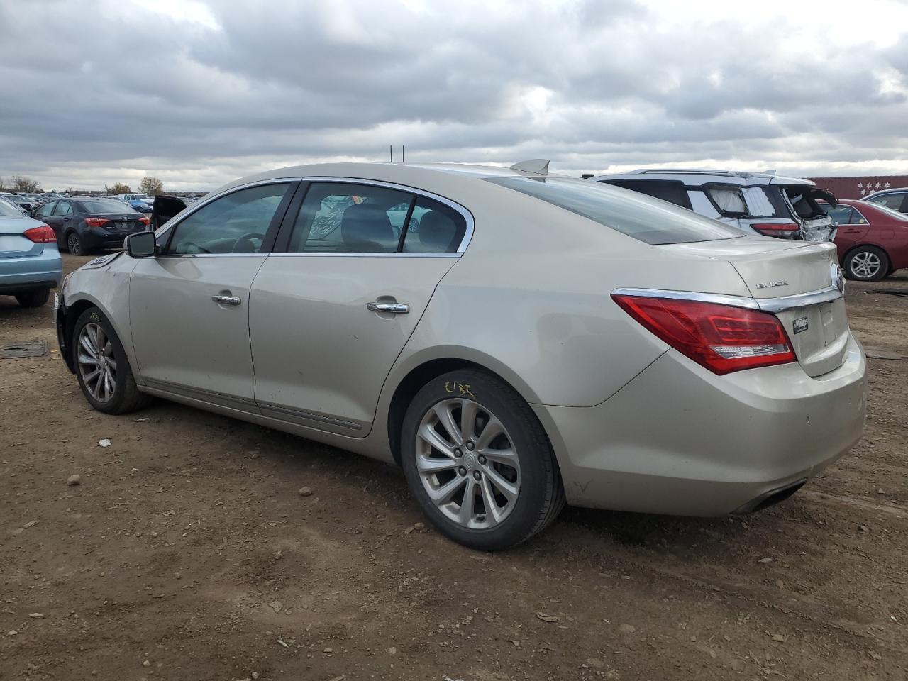 2015 Buick LaCrosse VIN 1G4GB5G31FF121045 Copart auction photo, front end / side damage thumbnail 2