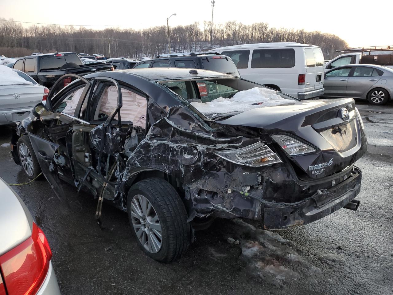 2010 Mazda 6 VIN 1YVHZ8CH5A5M15533 Copart auction photo, all over damage thumbnail 2