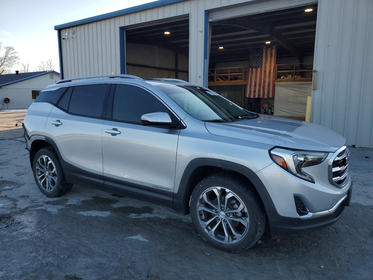 2018 GMC Terrain VIN 3GKALPEV3JL323086 Copart auction photo, rear end damage thumbnail 4