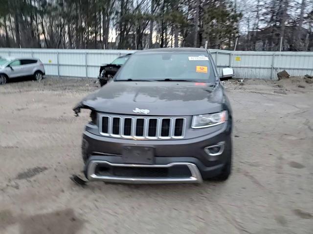 2014 Jeep Grand Cherokee VIN 1C4RJFBG5EC173357 Copart auction photo, front end / side damage thumbnail 11