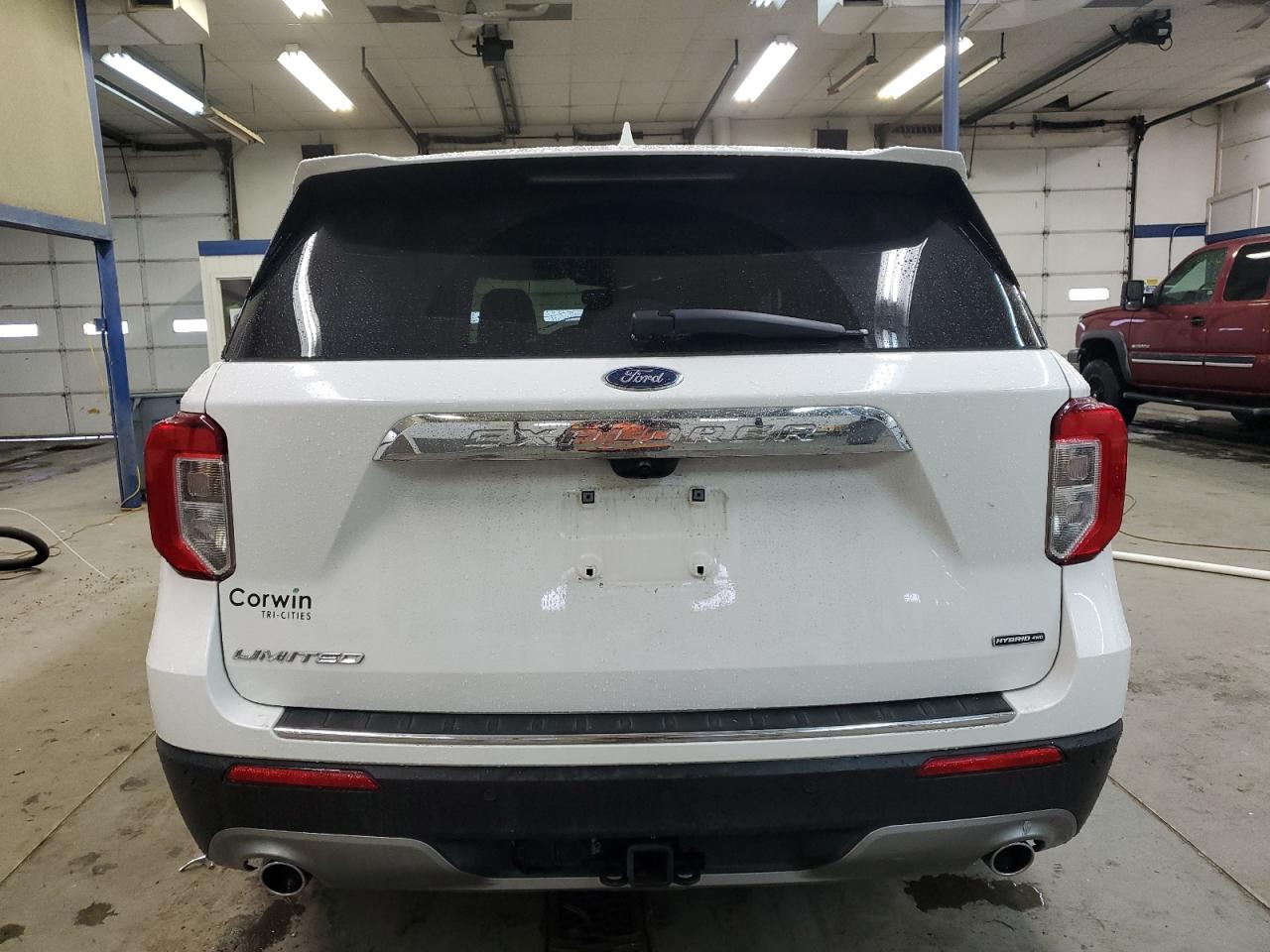 2021 Ford Explorer VIN 1FM5K8FW6MNA16704 Copart auction photo, front end / side damage thumbnail 6