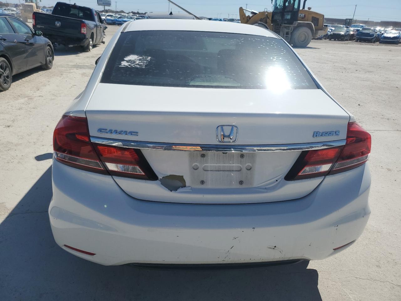2015 Honda Civic VIN 2HGFB2F53FH518838 Copart auction photo, front end damage thumbnail 6