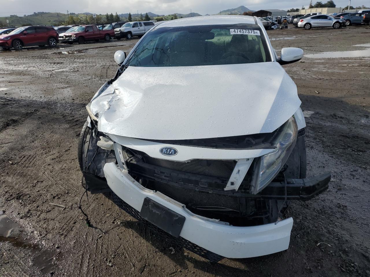 2012 KIA Optima VIN 5XXGM4A73CG027394 Copart auction photo, front end damage thumbnail 5