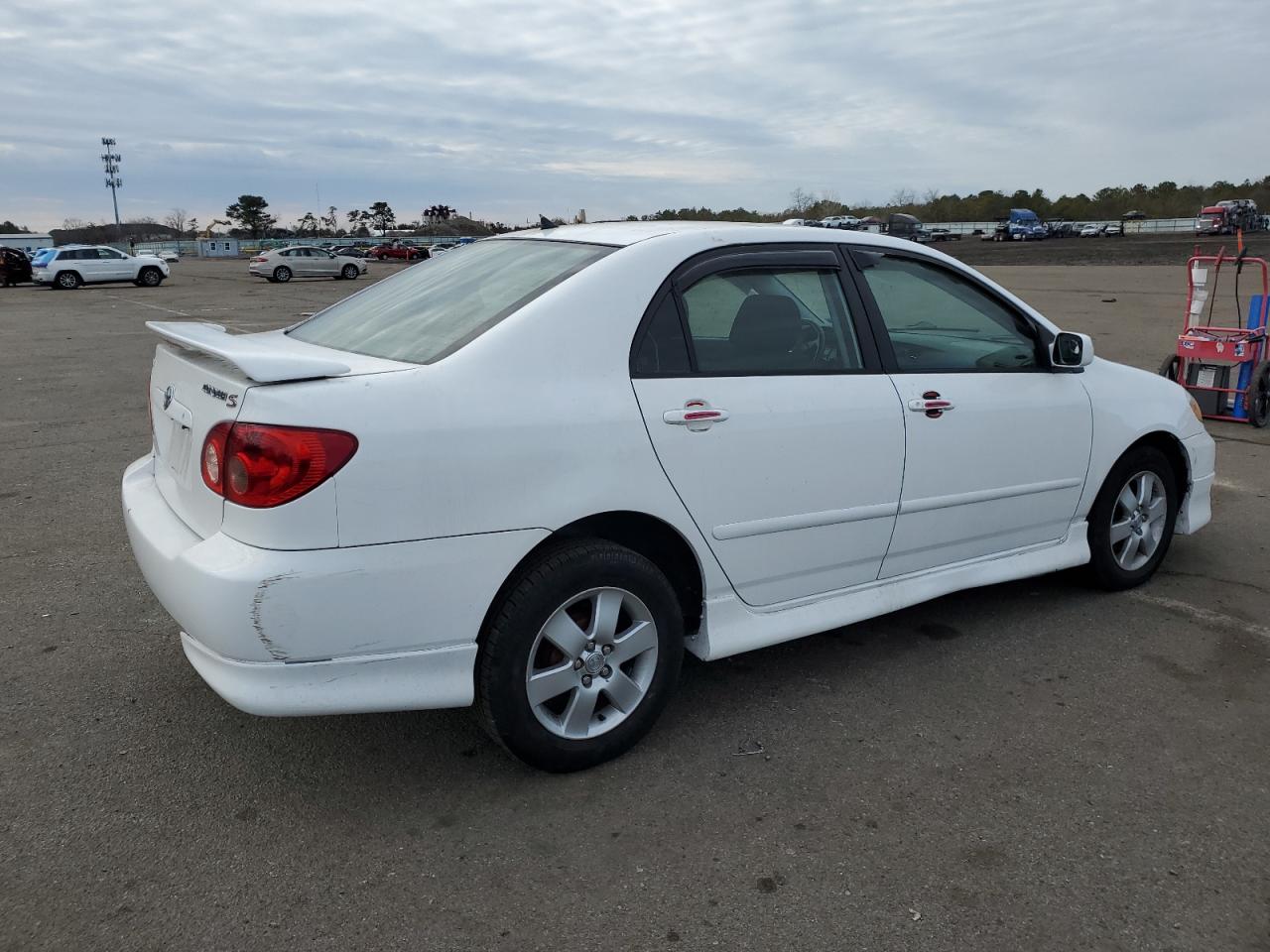 2006 Toyota Corolla VIN 2T1BR32E06C568448 Copart auction photo, side / front end damage thumbnail 3