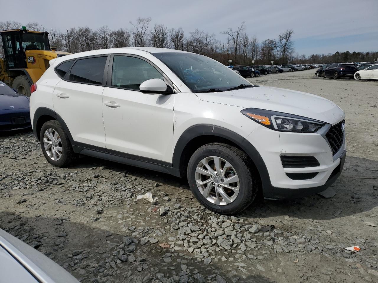 2021 Hyundai Tucson VIN KM8J2CA43MU292822 Copart auction photo, front end / mechanical damage thumbnail 4