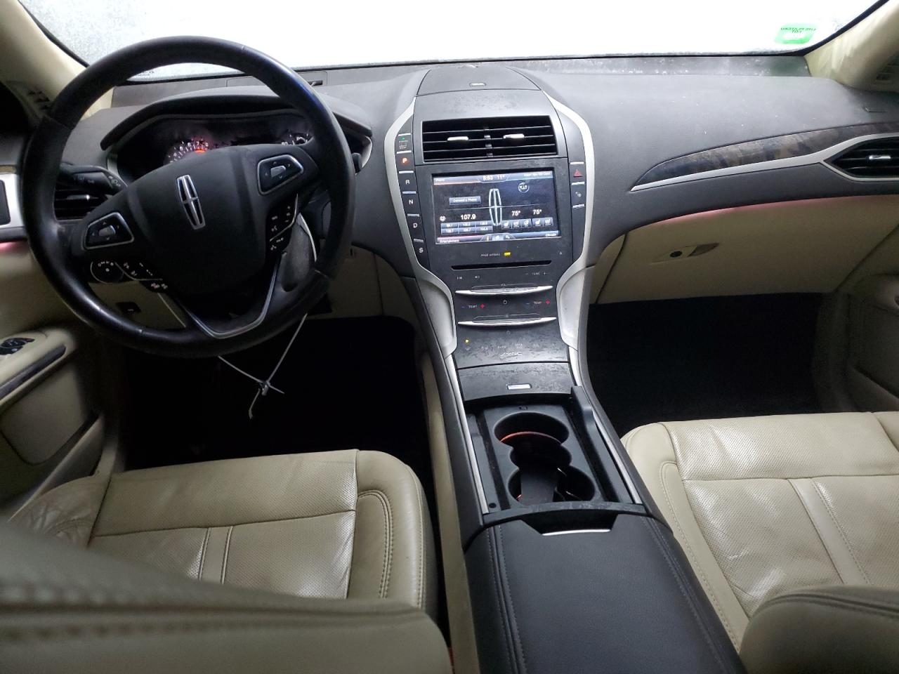 2015 Lincoln MKZ VIN 3LN6L2JK0FR620901 Copart auction photo, rear end / side damage thumbnail 8