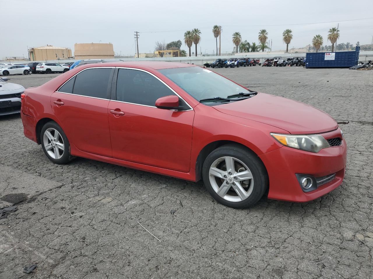 2012 Toyota Camry VIN 4T1BF1FK3CU601613 Copart auction photo, vandalism damage thumbnail 4