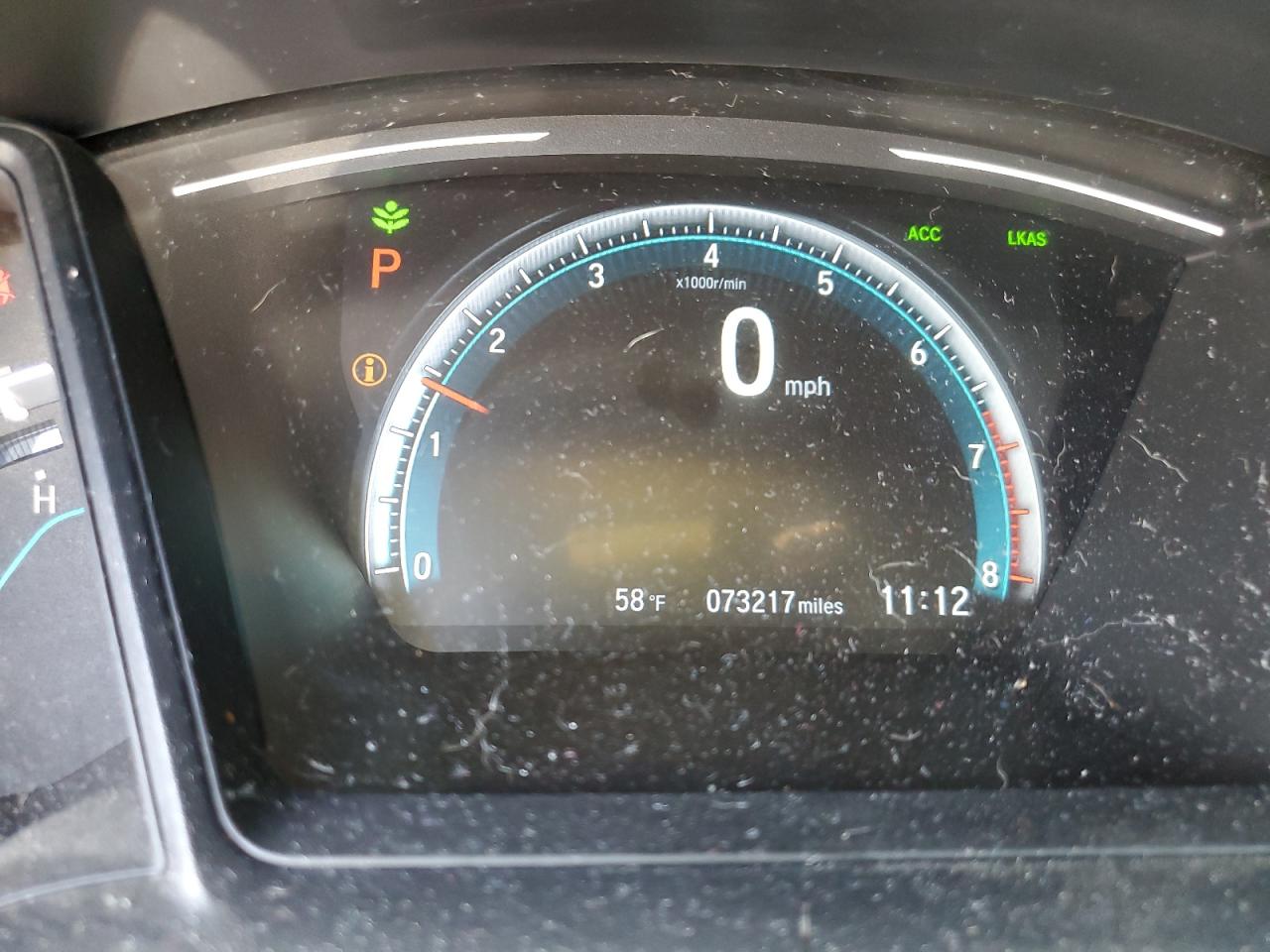 2019 Honda Civic VIN 2HGFC4B63KH302859 Copart auction photo, front end / minor dent/scratches damage thumbnail 9