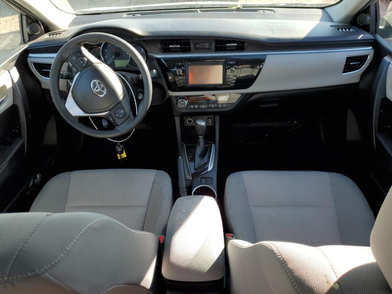 2014 Toyota Corolla VIN 2T1BURHE0EC080382 Copart auction photo, side / front end damage thumbnail 8