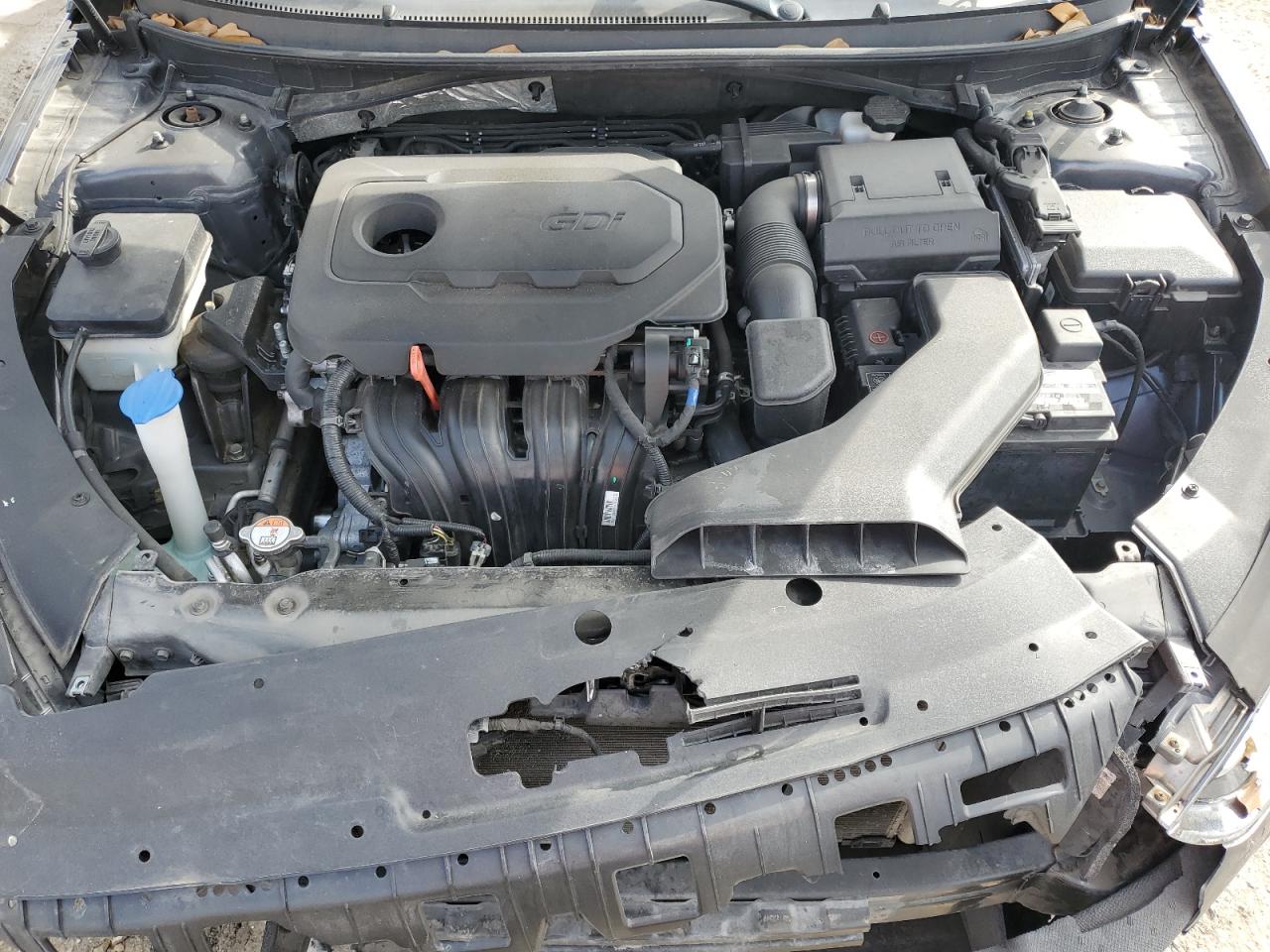 2019 Hyundai Sonata VIN 5NPE24AF1KH796273 Copart auction photo, front end / minor dent/scratches damage thumbnail 11
