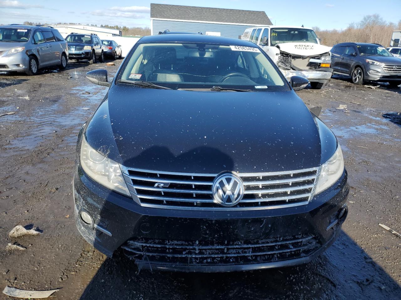 2013 Volkswagen Passat CC VIN WVWBP7AN2DE565768 Copart auction photo, rear end / front end damage thumbnail 5