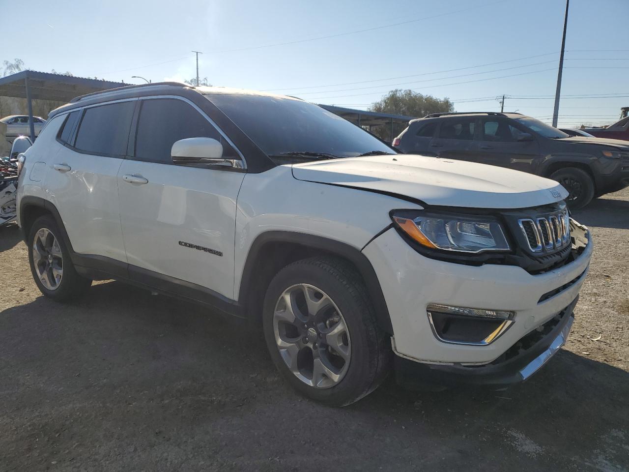 2021 Jeep Compass VIN 3C4NJCCB5MT545637 Copart auction photo, front end damage thumbnail 4